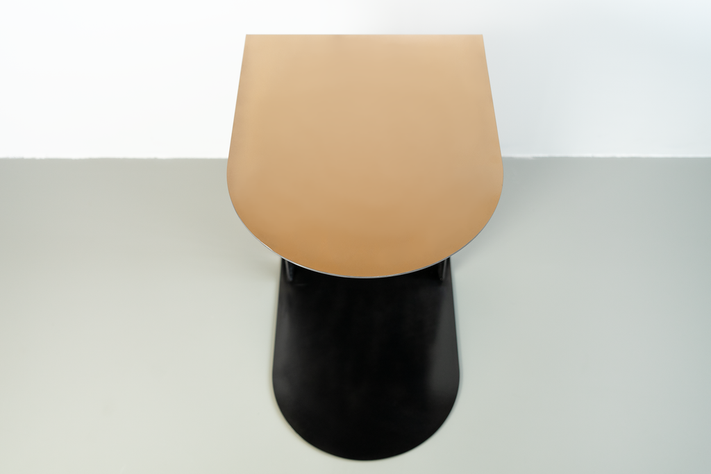 Painted Steel Side Table - B E N T