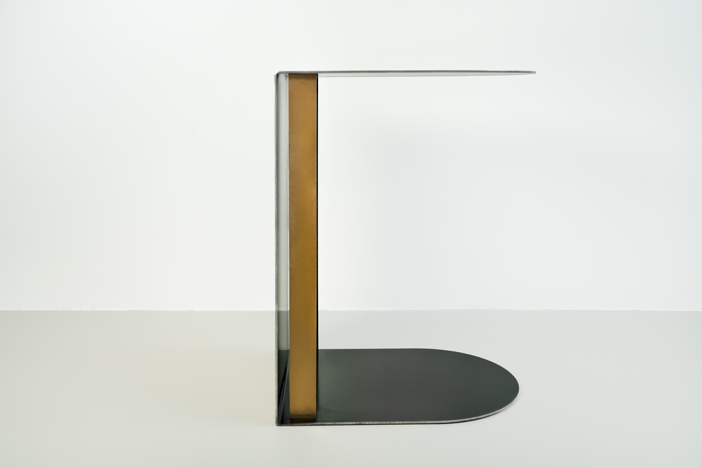 Painted Steel Side Table - B E N T