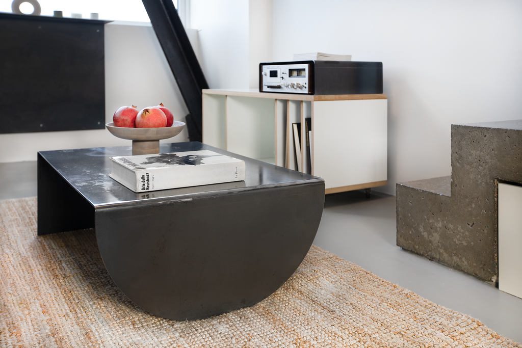 Asymmetrical Random Pattern Coffee Table - B E N T