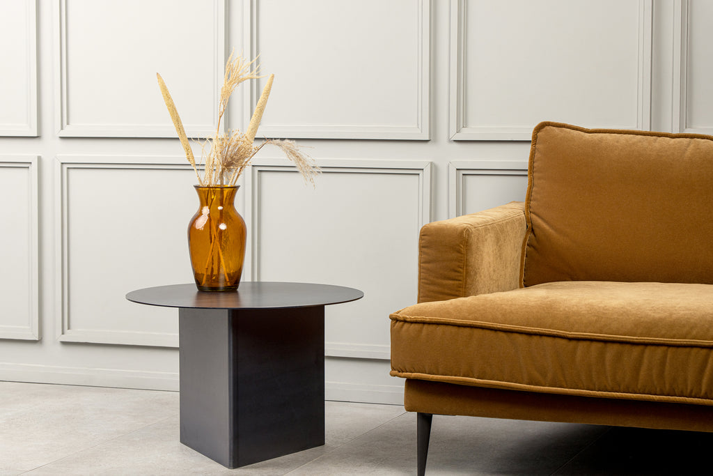 Round Low Side Table - V Shape base - B E N T