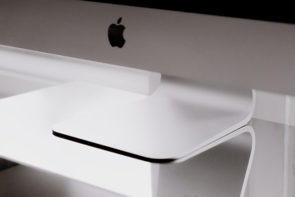 Monitor stand - Polished steel - B E N T