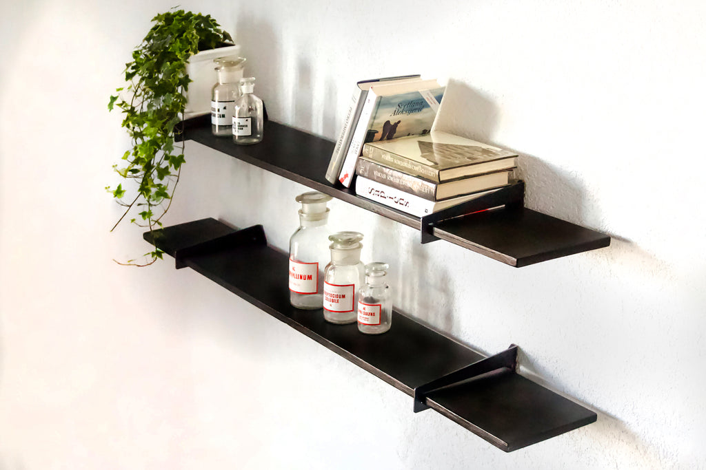 Steel shelf brackets - B E N T