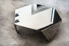 Hexagonal Coffee Table - Polished steel - B E N T