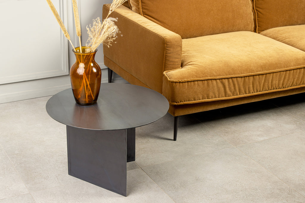 Round Low Side Table - V Shape base - B E N T