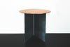 Round Painted Steel Side Table - Slim - B E N T