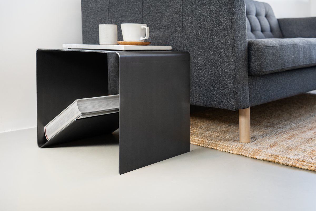 Bent chair sales coffee table