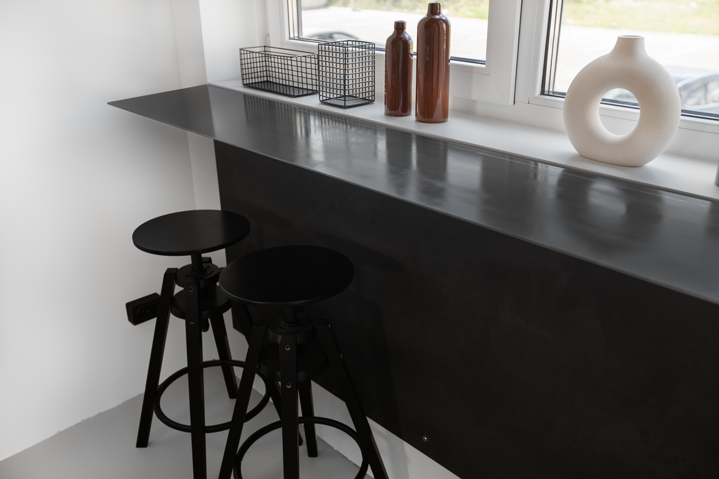 Steel Loft Bar Table - B E N T